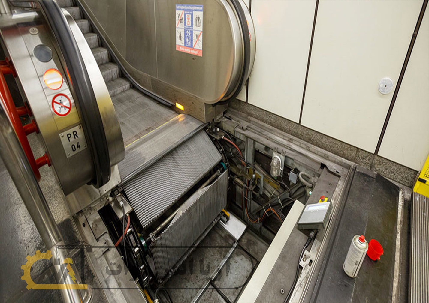 اجزاء پله برقی اجزاء پله برقی