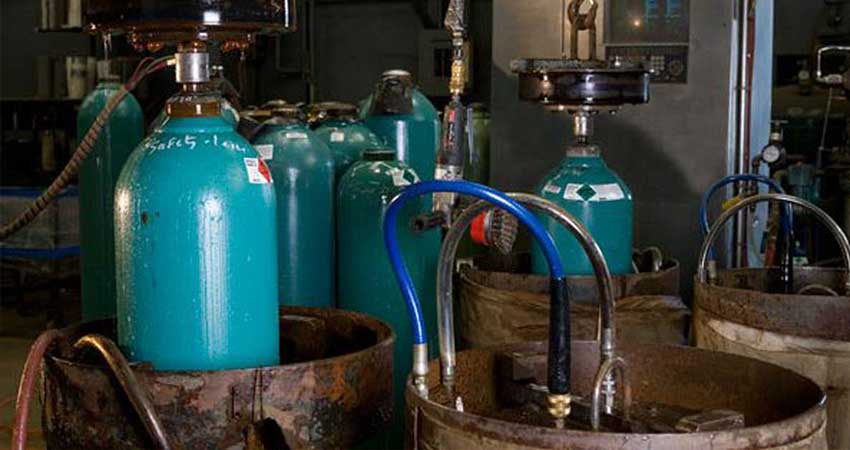 تست هیدرو استاتیک مخازن تحت فشار تست هیدرو استاتیک مخازن تحت فشار