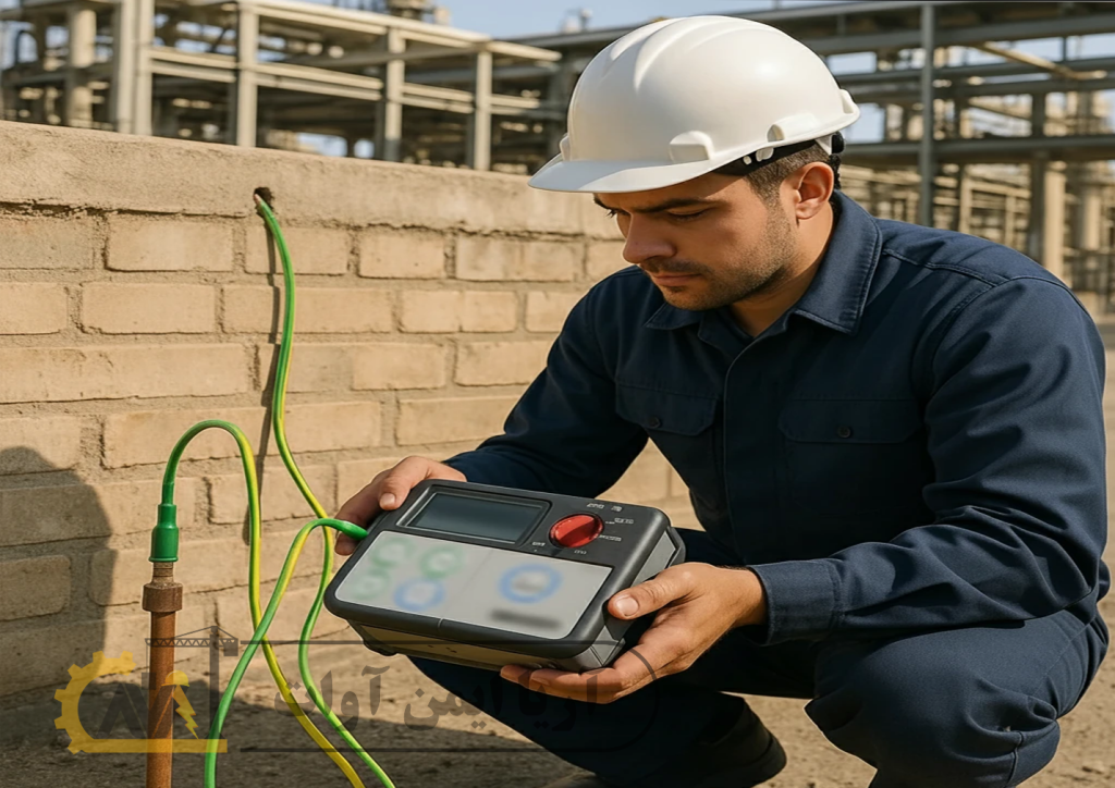 اجرای چاه ارت و تست چاه ارت مطابق استاندارد و تاییده وزارت