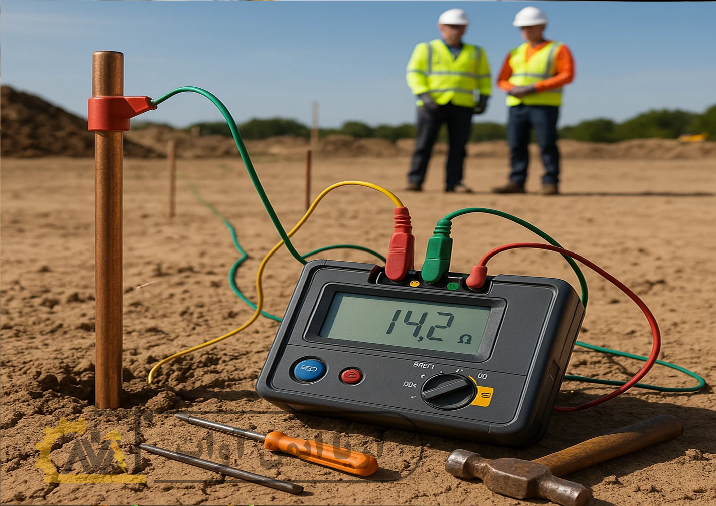 اجرای چاه ارت و تست چاه ارت مطابق استاندارد و تاییده وزارت 